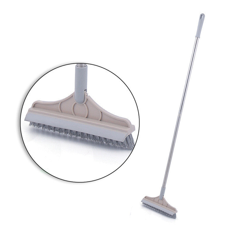 V-broom Brush Cleaner with Rubber Wiper Scraper