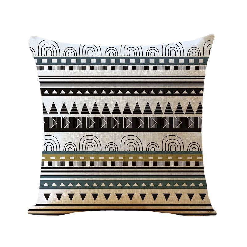 Geometric Design Couch and Bed Throw Pillow Cases