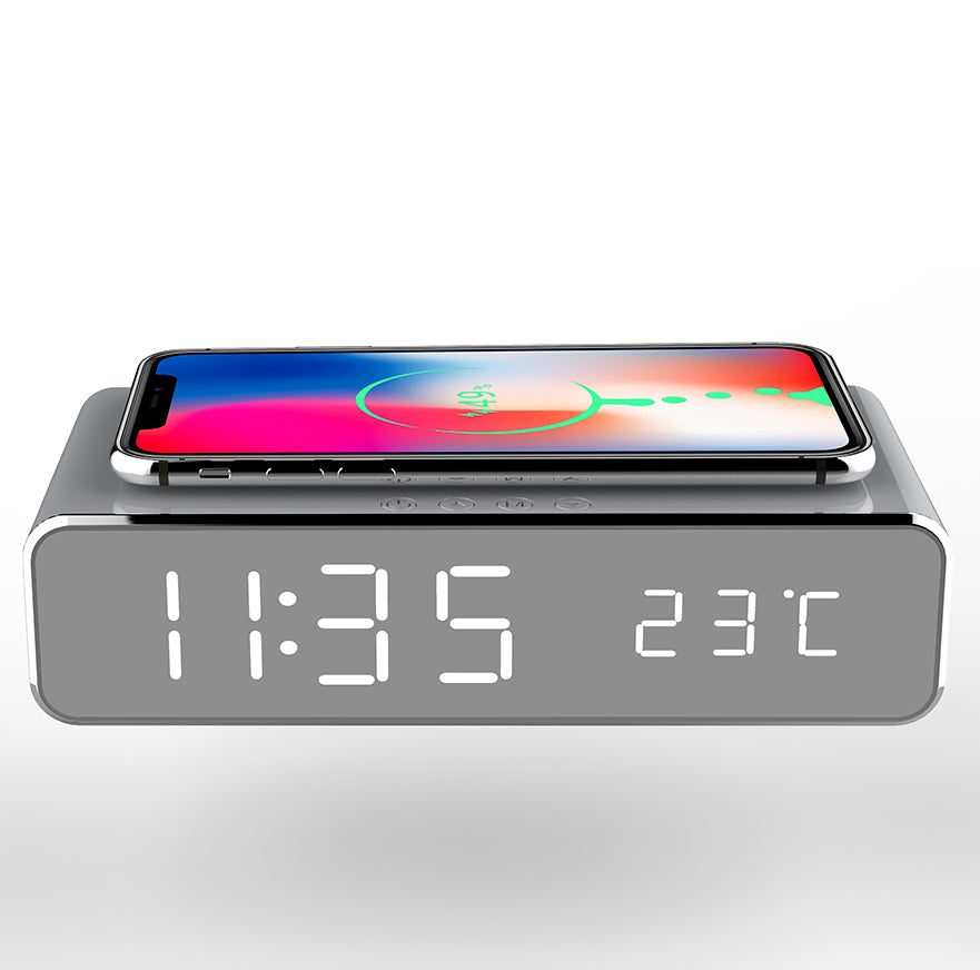 Wireless Charging Multi-Functional Alarm Clock