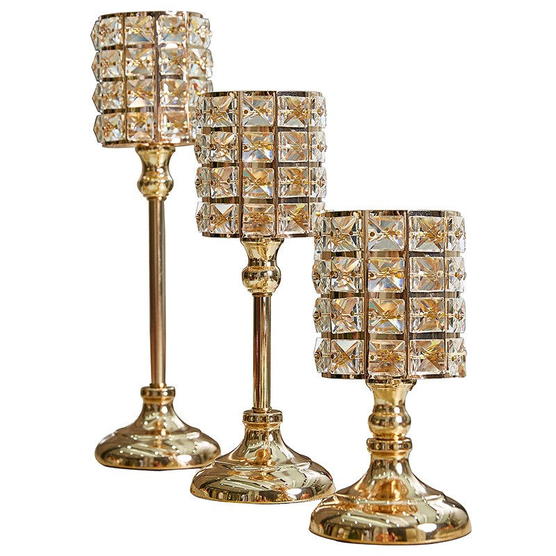 Gold-Studded Candlelight Holder Decoration