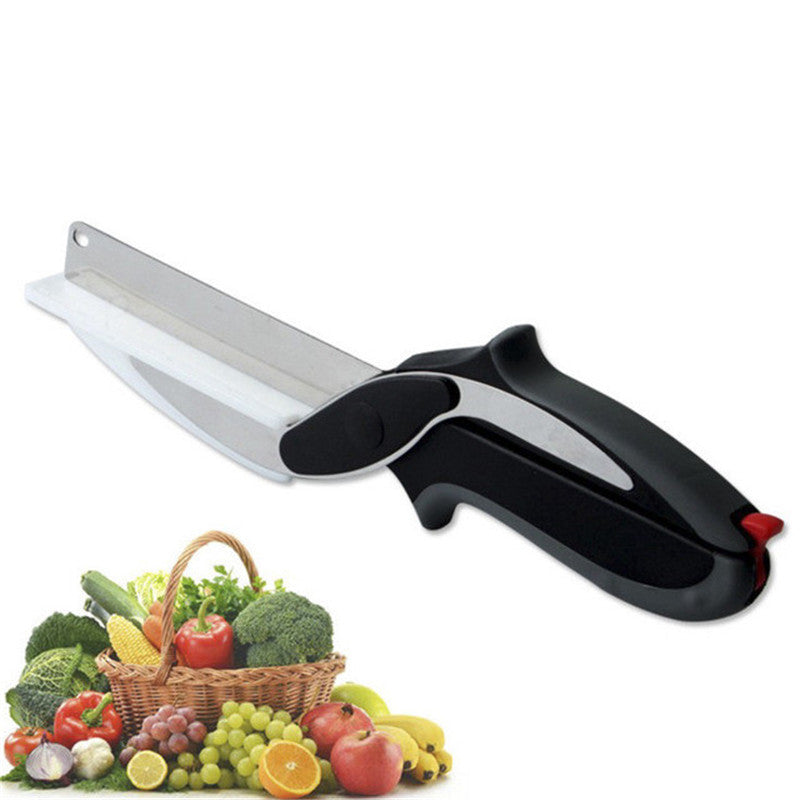 Stainless Steel Multifunctional Scissors 2-In-1 Utility Knife