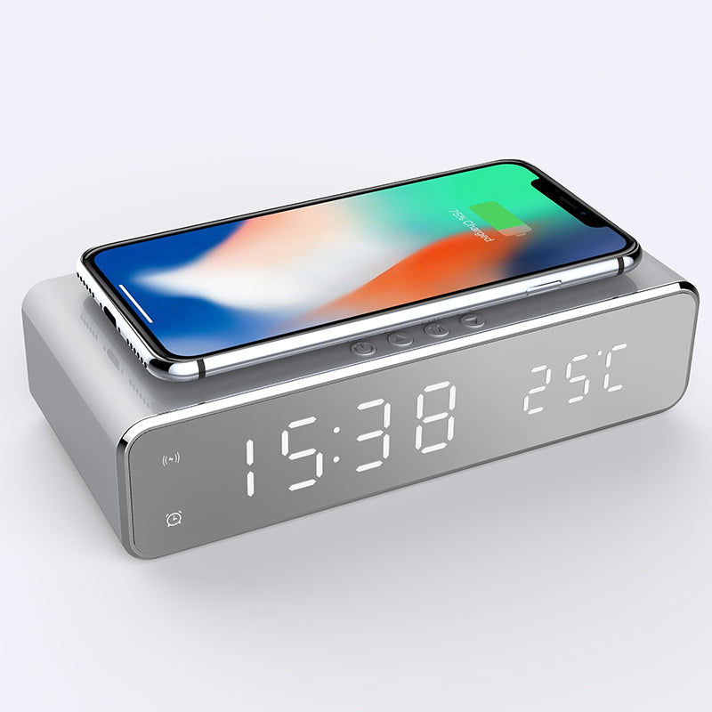 Wireless Charging Multi-Functional Alarm Clock