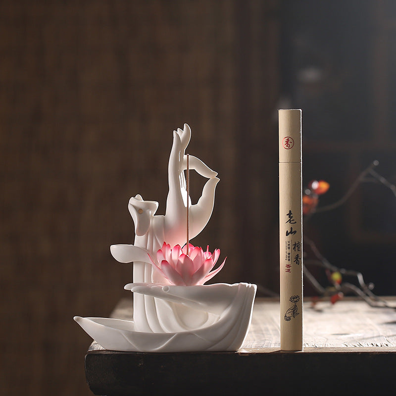 Zen Lotus Incense Burner