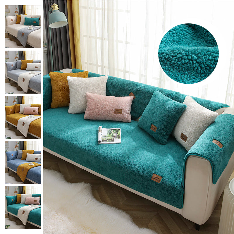 Modern Winter Soft and Smooth Sofa Covers for Living Room - Multiple Colors and Sizes