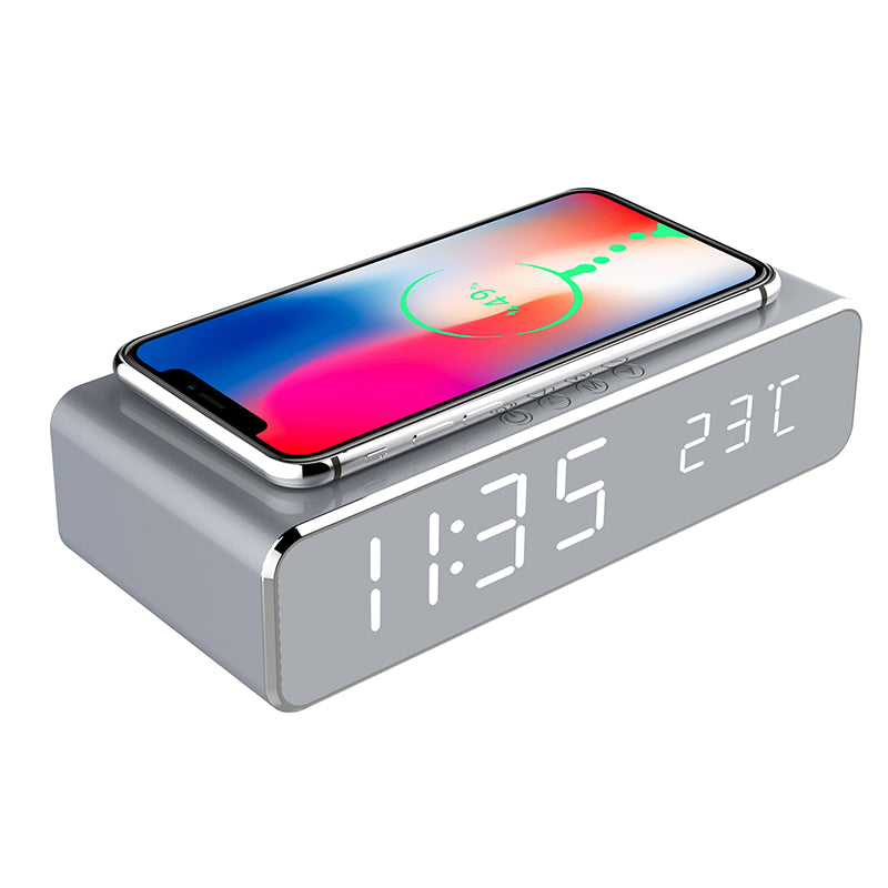 Wireless Charging Multi-Functional Alarm Clock