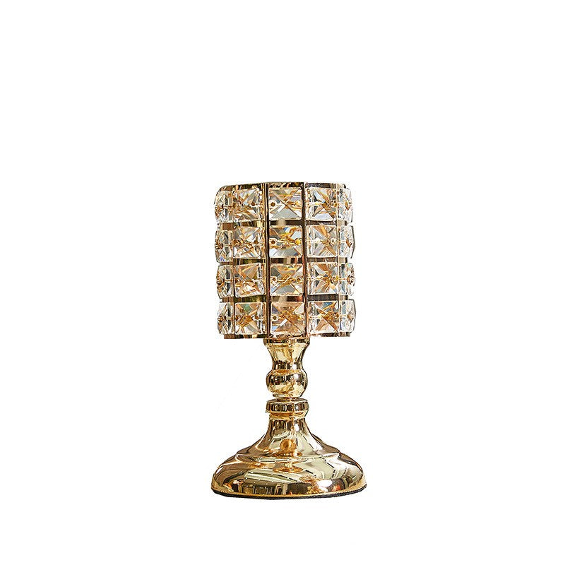 Gold-Studded Candlelight Holder Decoration