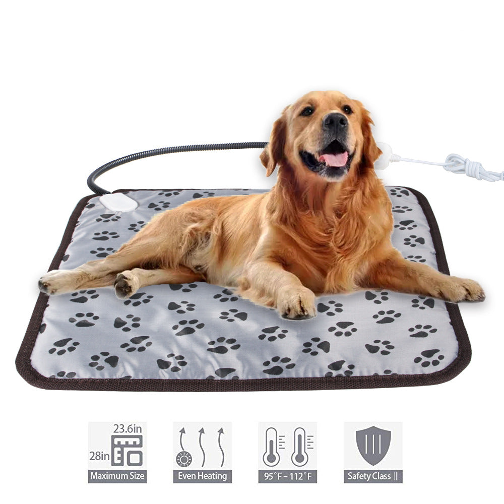 Winter Heating Mat for Pets with Chew Resistant Cord