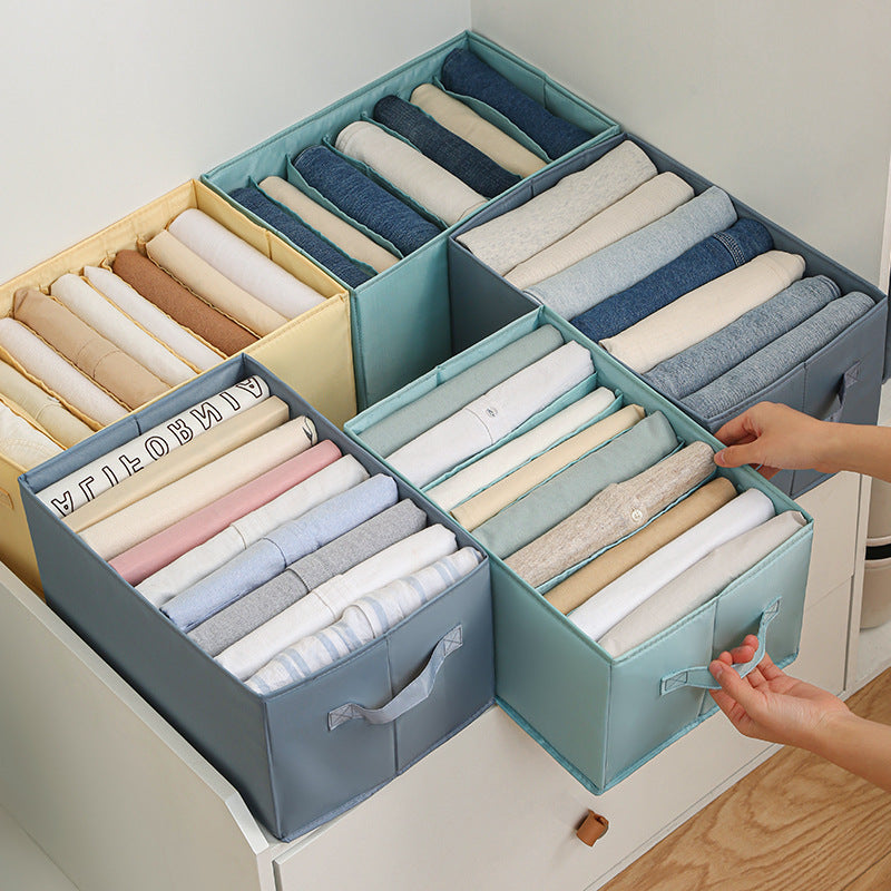 Storage Organizer Box For Jeans, Pants, and Shirts