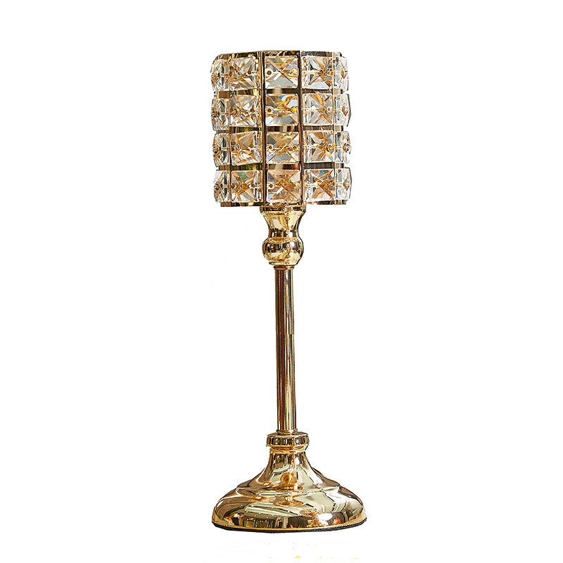 Gold-Studded Candlelight Holder Decoration