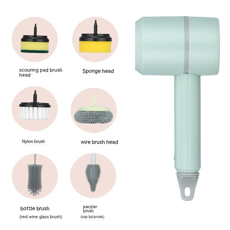 Rechargeable Dishwashing Electric Cleaning Brush