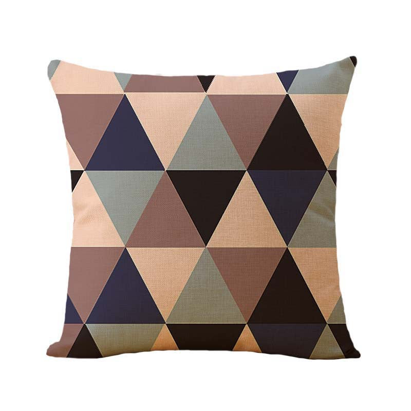 Geometric Design Couch and Bed Throw Pillow Cases