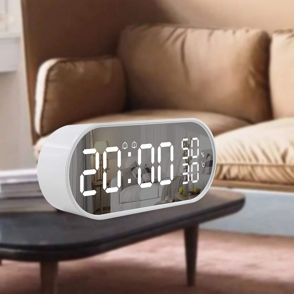 LED Reflective Electronic Alarm Clock