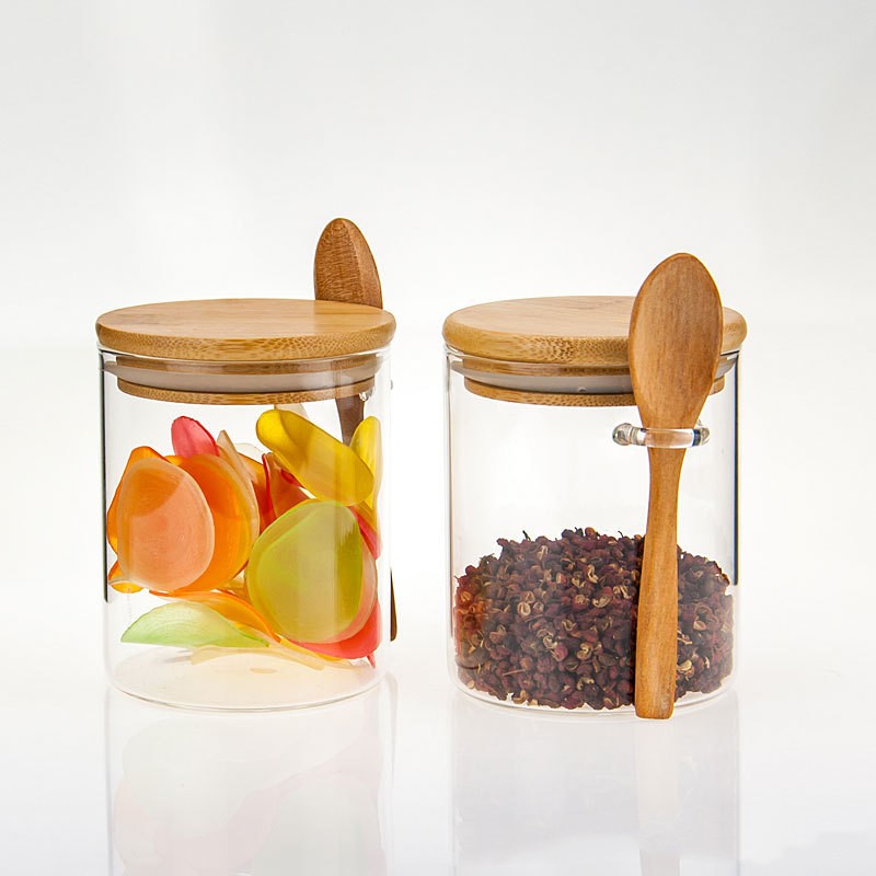 Storage Jar With Small Spoon