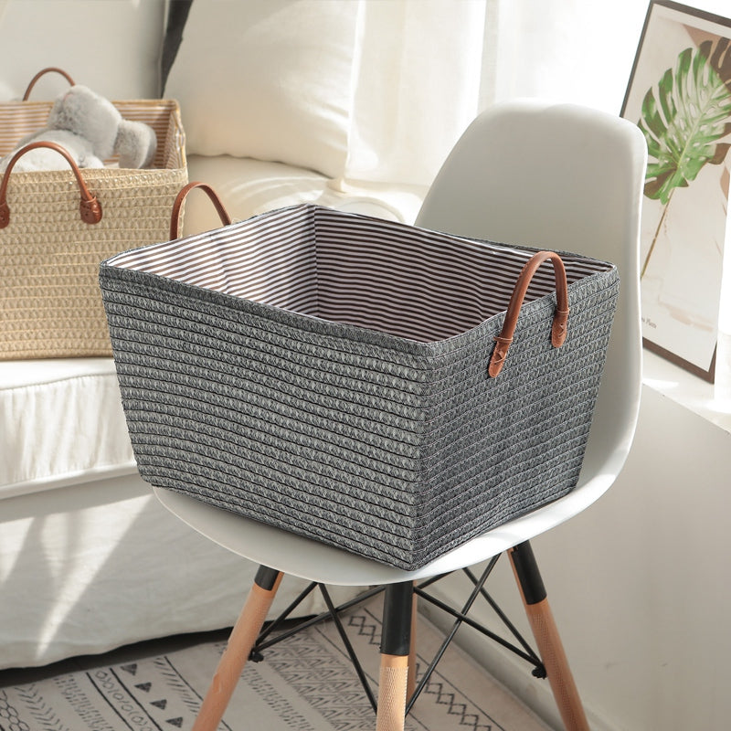 Cotton String Storage Basket