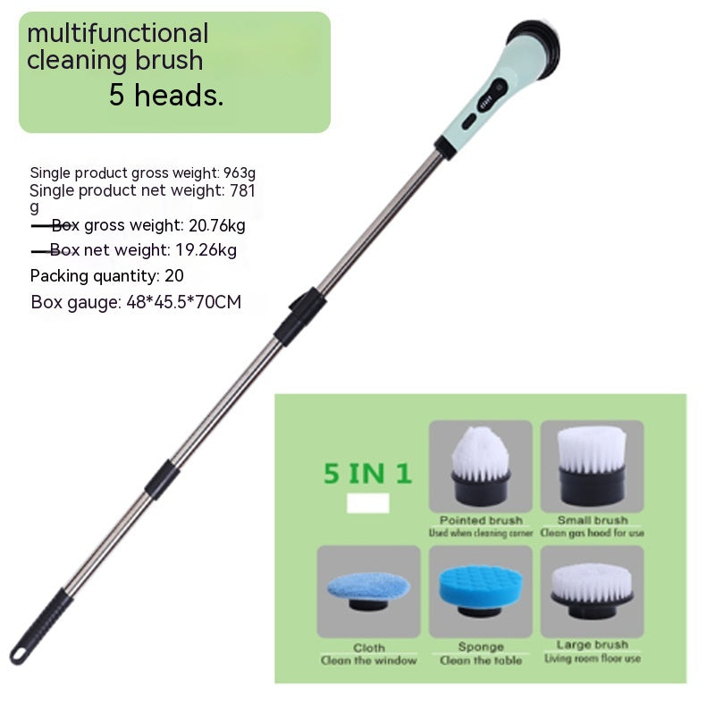 Multifunctional Electric Retractable Cleaning Brush