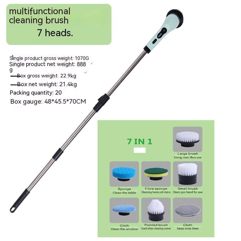 Multifunctional Electric Retractable Cleaning Brush