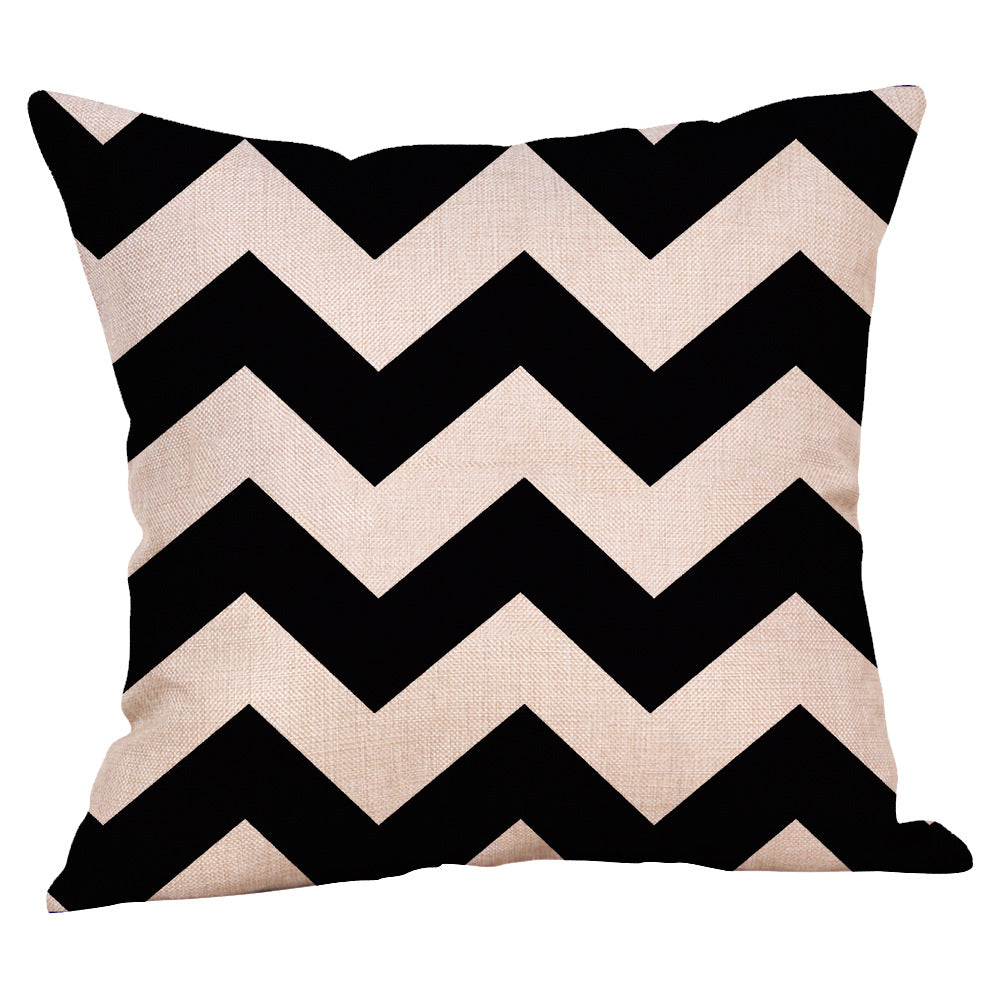 Geometric Design Couch and Bed Throw Pillow Cases