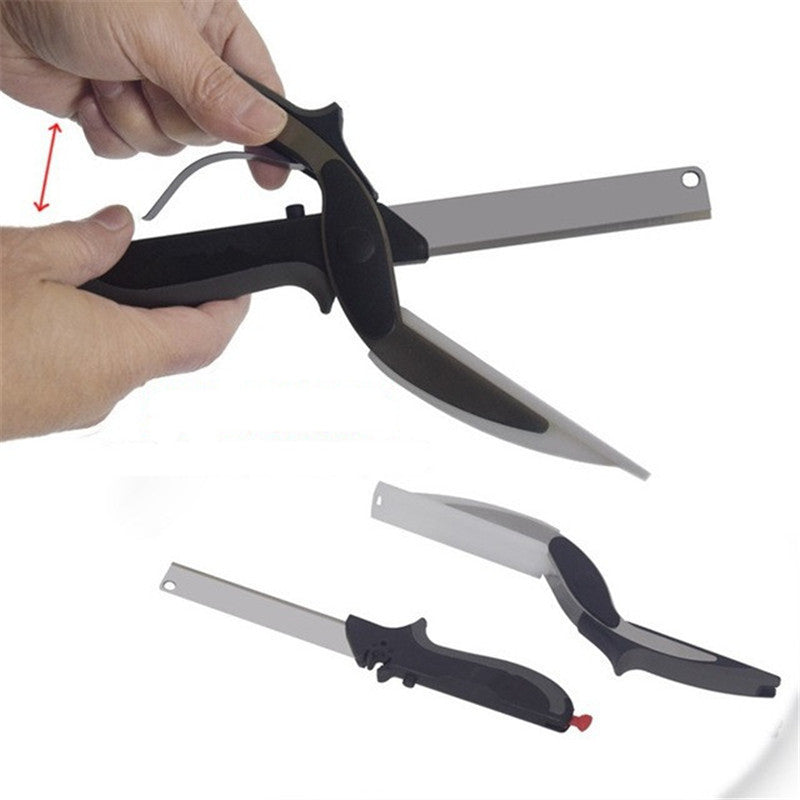 Stainless Steel Multifunctional Scissors 2-In-1 Utility Knife