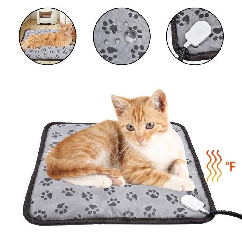 Winter Heating Mat for Pets with Chew Resistant Cord