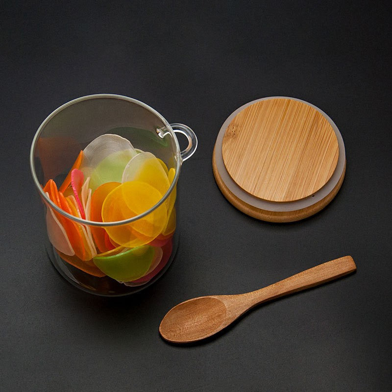 Storage Jar With Small Spoon