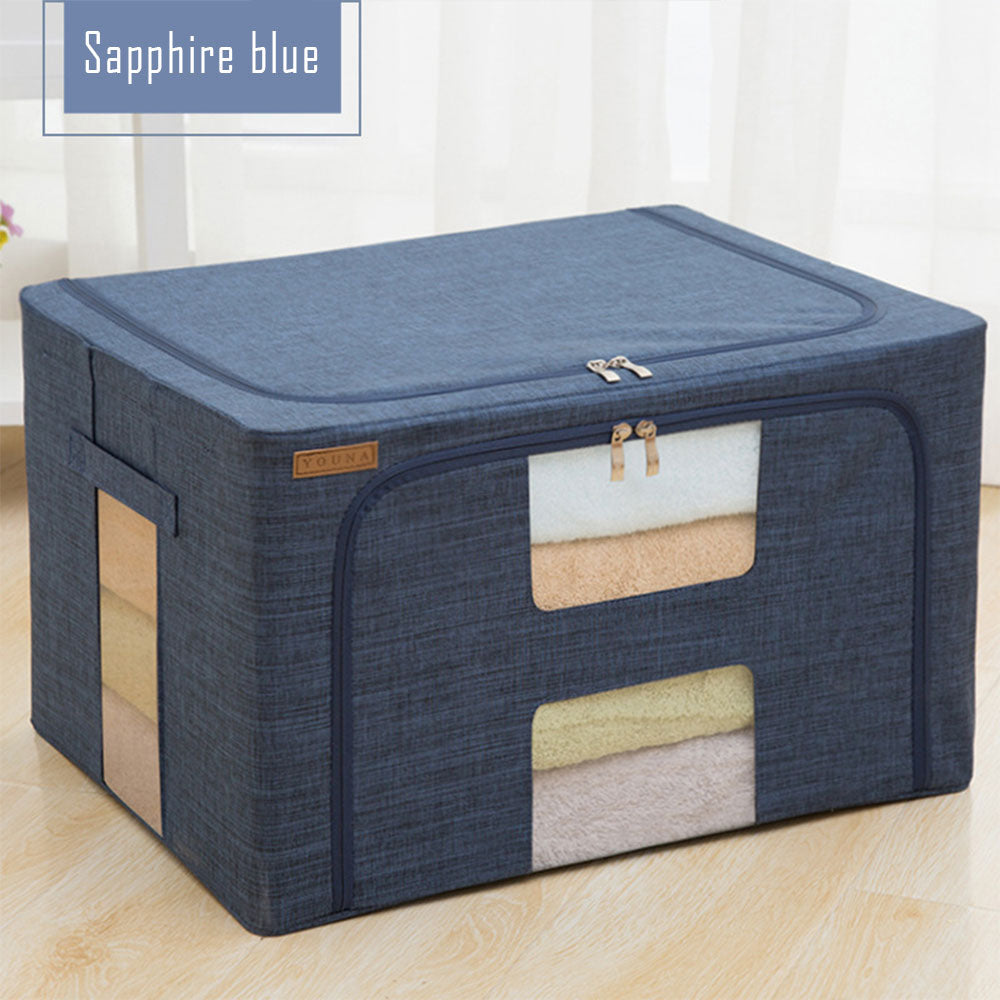 Fabric Storage Box With Zipper