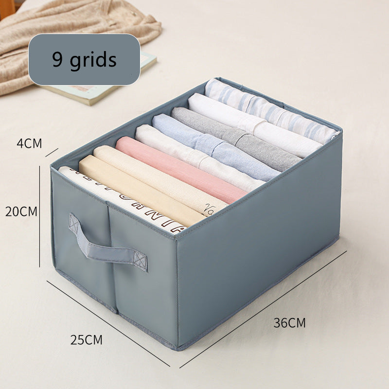 Storage Organizer Box For Jeans, Pants, and Shirts