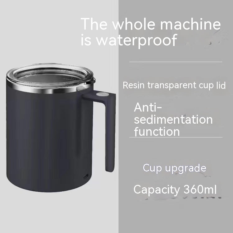 Portable Automatic Stirring Coffee Cup with USB Recharge Port