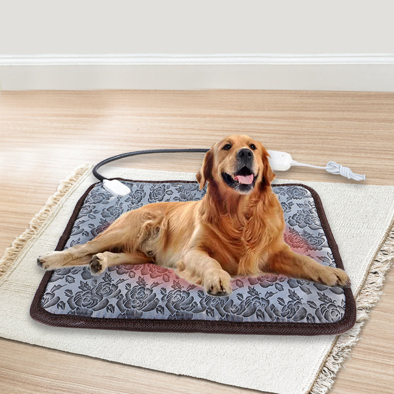 Winter Heating Mat for Pets with Chew Resistant Cord