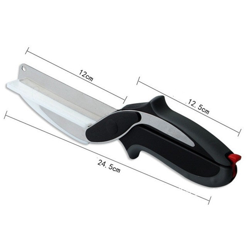 Stainless Steel Multifunctional Scissors 2-In-1 Utility Knife