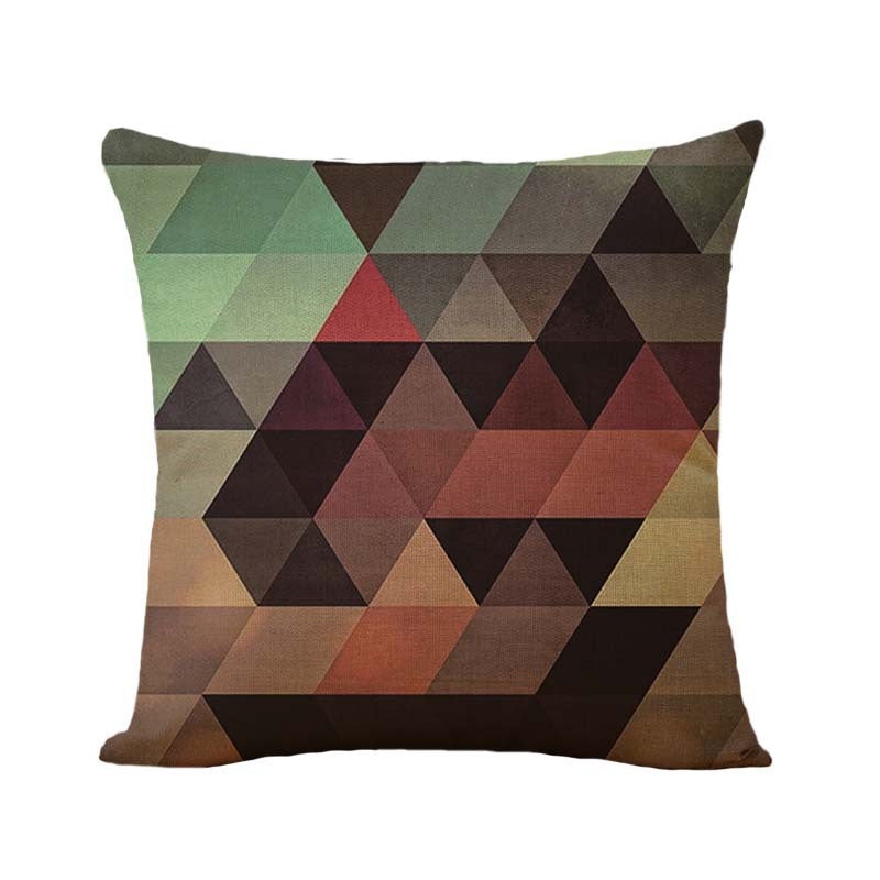 Geometric Design Couch and Bed Throw Pillow Cases