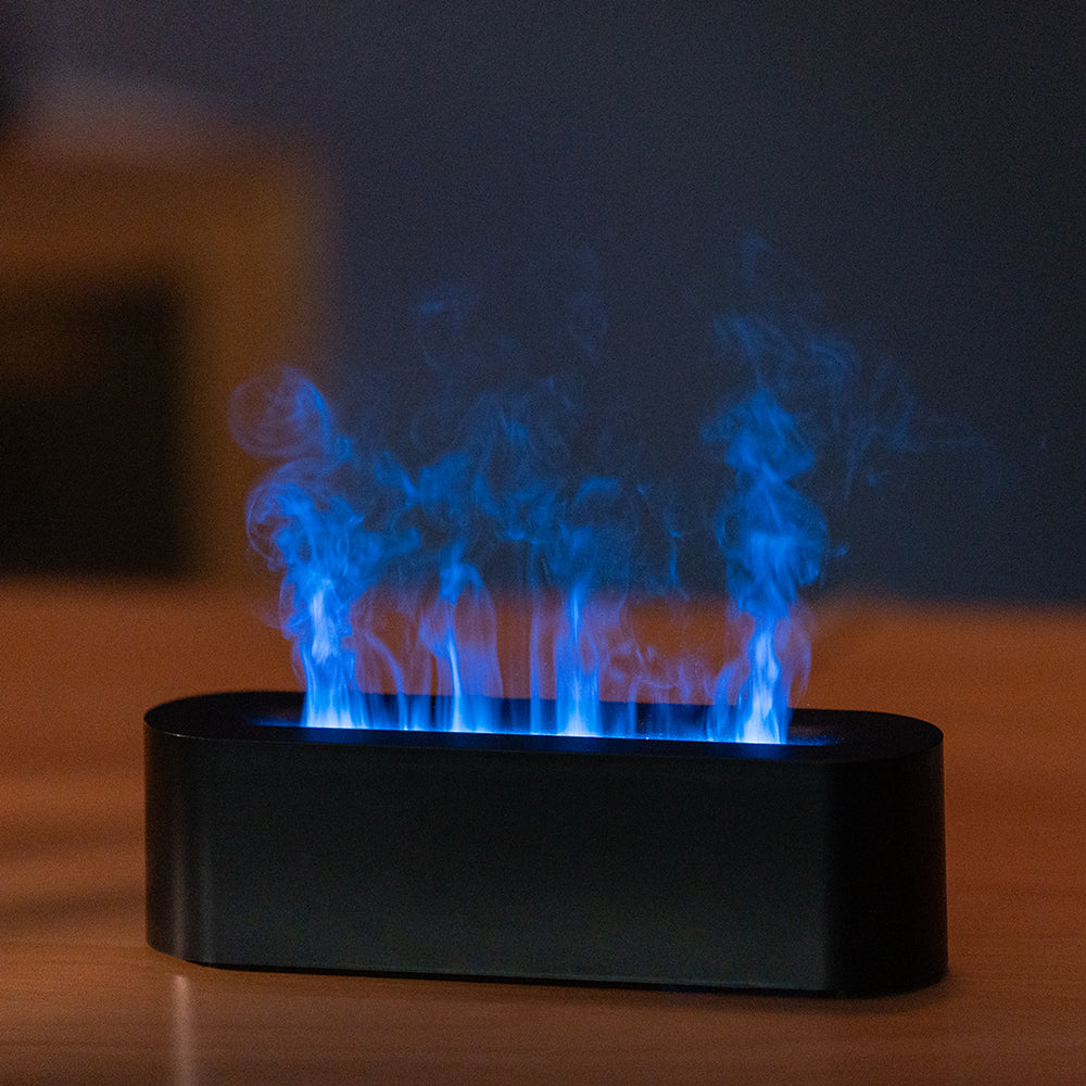 Simulated Red & Blue Flame Heavy Mist Essential Oil Diffuser