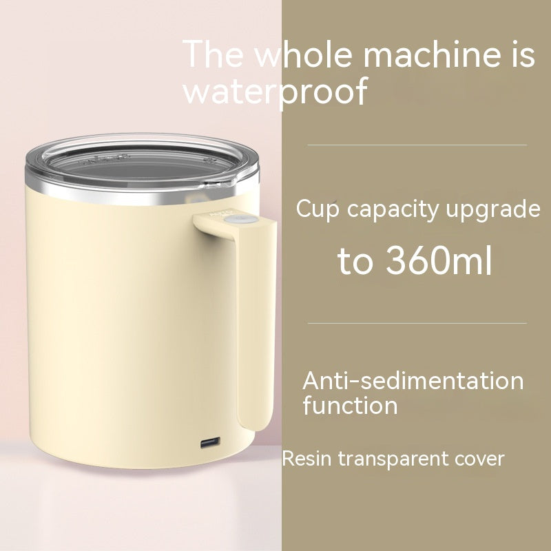 Portable Automatic Stirring Coffee Cup with USB Recharge Port