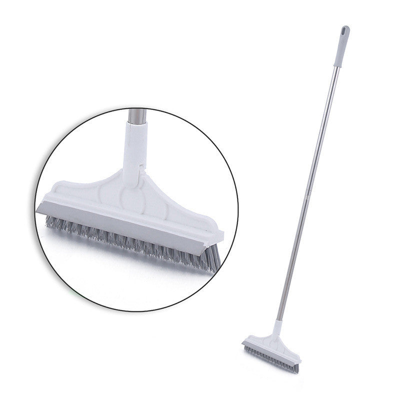 V-broom Brush Cleaner with Rubber Wiper Scraper