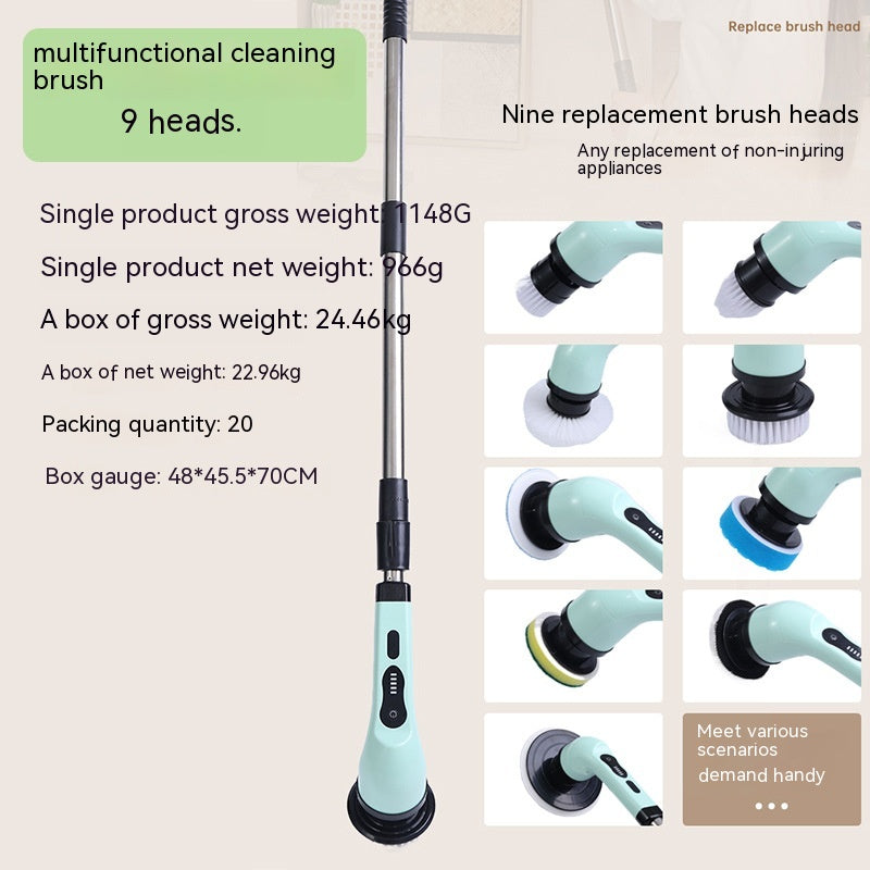 Multifunctional Electric Retractable Cleaning Brush