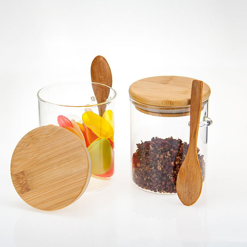 Storage Jar With Small Spoon