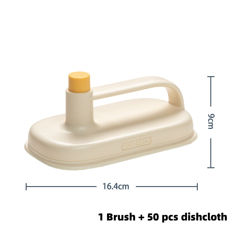 Magic Cleaning Brush with 50 Disposable Wipes