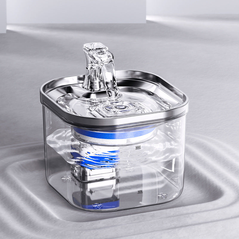 Pet Water Dispenser Stainless Steel Automatic Circulation