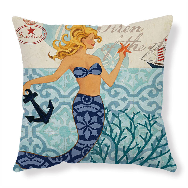 Sea Animal Theme Printed Cushion and Pillow Cases