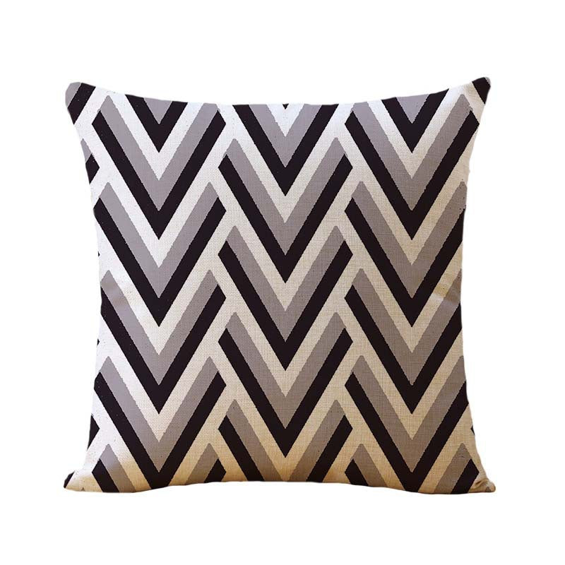 Geometric Design Couch and Bed Throw Pillow Cases