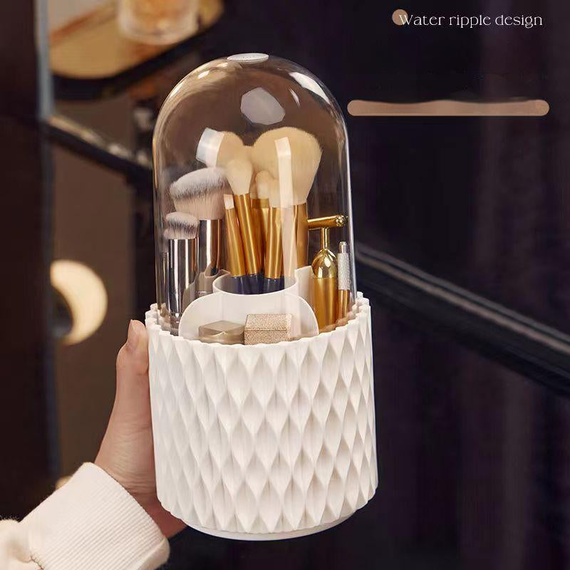 Rotating Cosmetic Makeup Brush Container