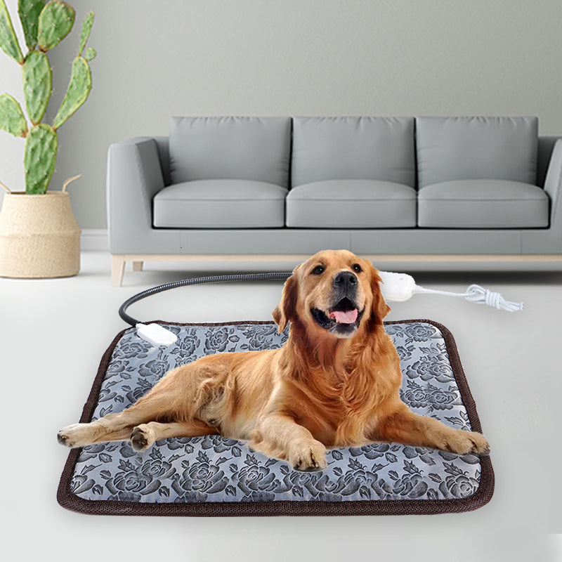 Winter Heating Mat for Pets with Chew Resistant Cord