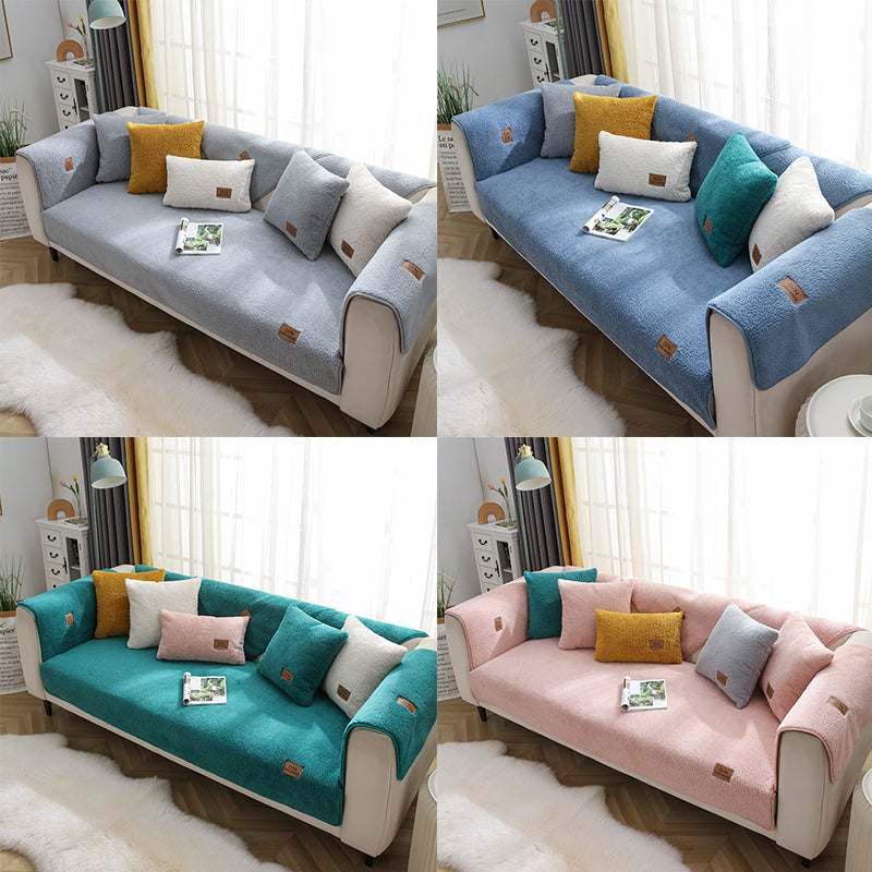 Modern Winter Soft and Smooth Sofa Covers for Living Room - Multiple Colors and Sizes