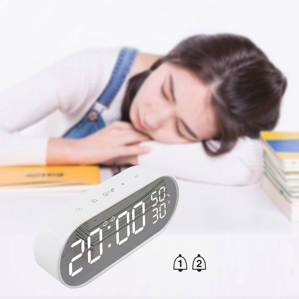 LED Reflective Electronic Alarm Clock